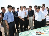 中電投江西省委書(shū)記蘇榮視察江西彭澤核電項(xiàng)目現(xiàn)場(chǎng)